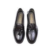 Premium Leather Tassel Loafers – Classic Handcrafted Slip-Ons