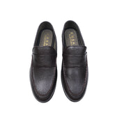 Classic Brown Leather Penny Loafers – Handcrafted Elegance