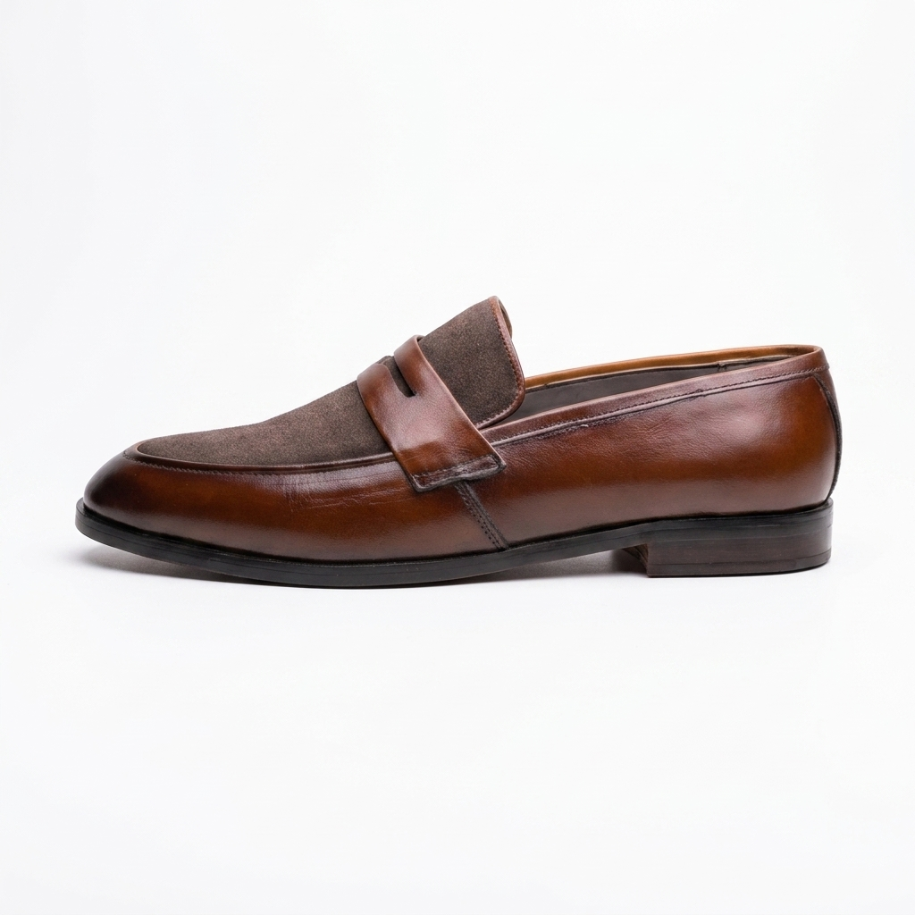 The Modern Heritage Leather & Suede Penny Loafer