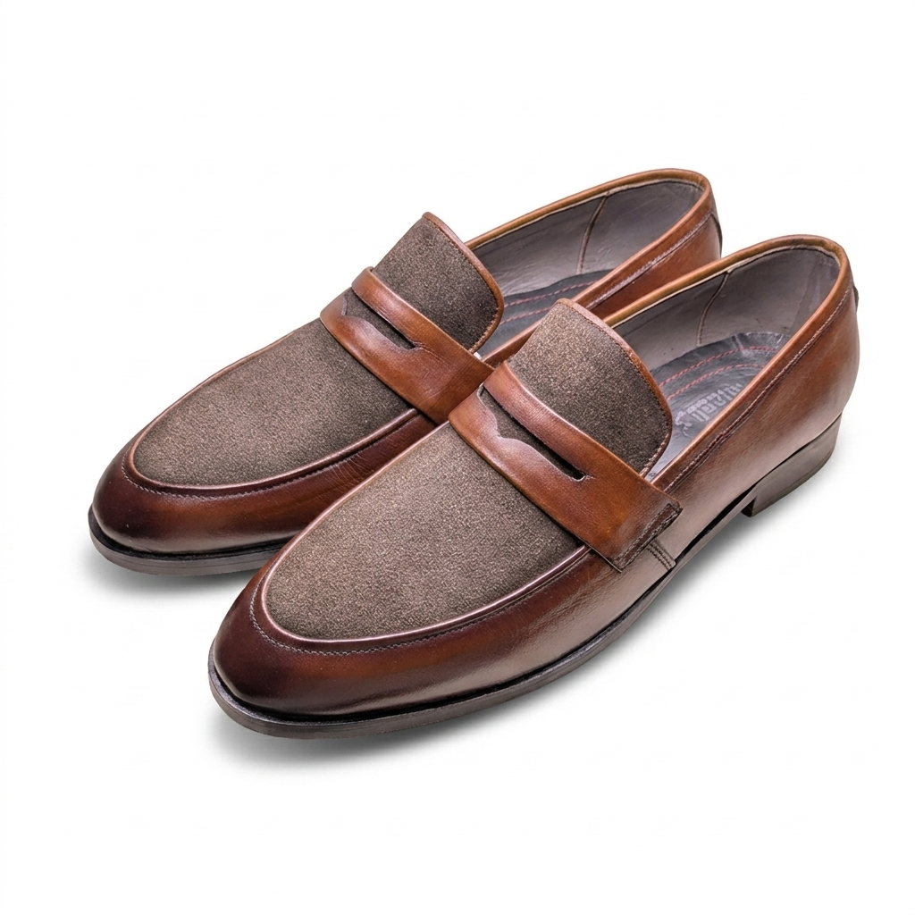 The Modern Heritage Leather &amp; Suede Penny Loafer