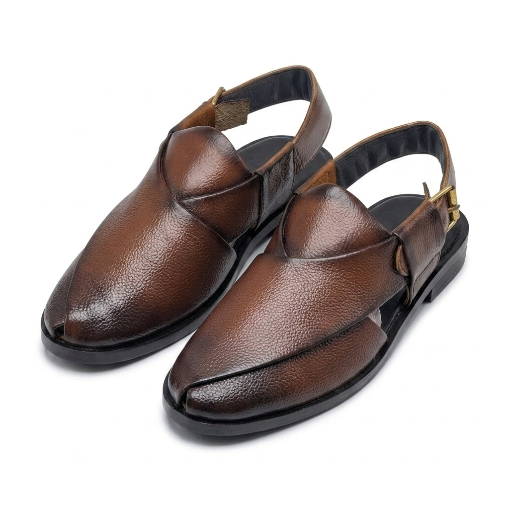 Grained Leather Peshawari