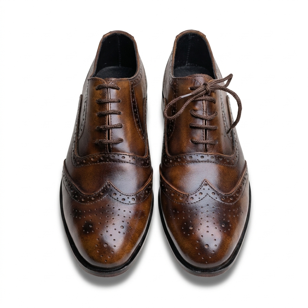 Classic Brogue in Antique Brown