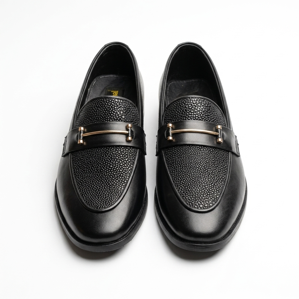 The Executive Pebble-Textured Horsebit Loafer