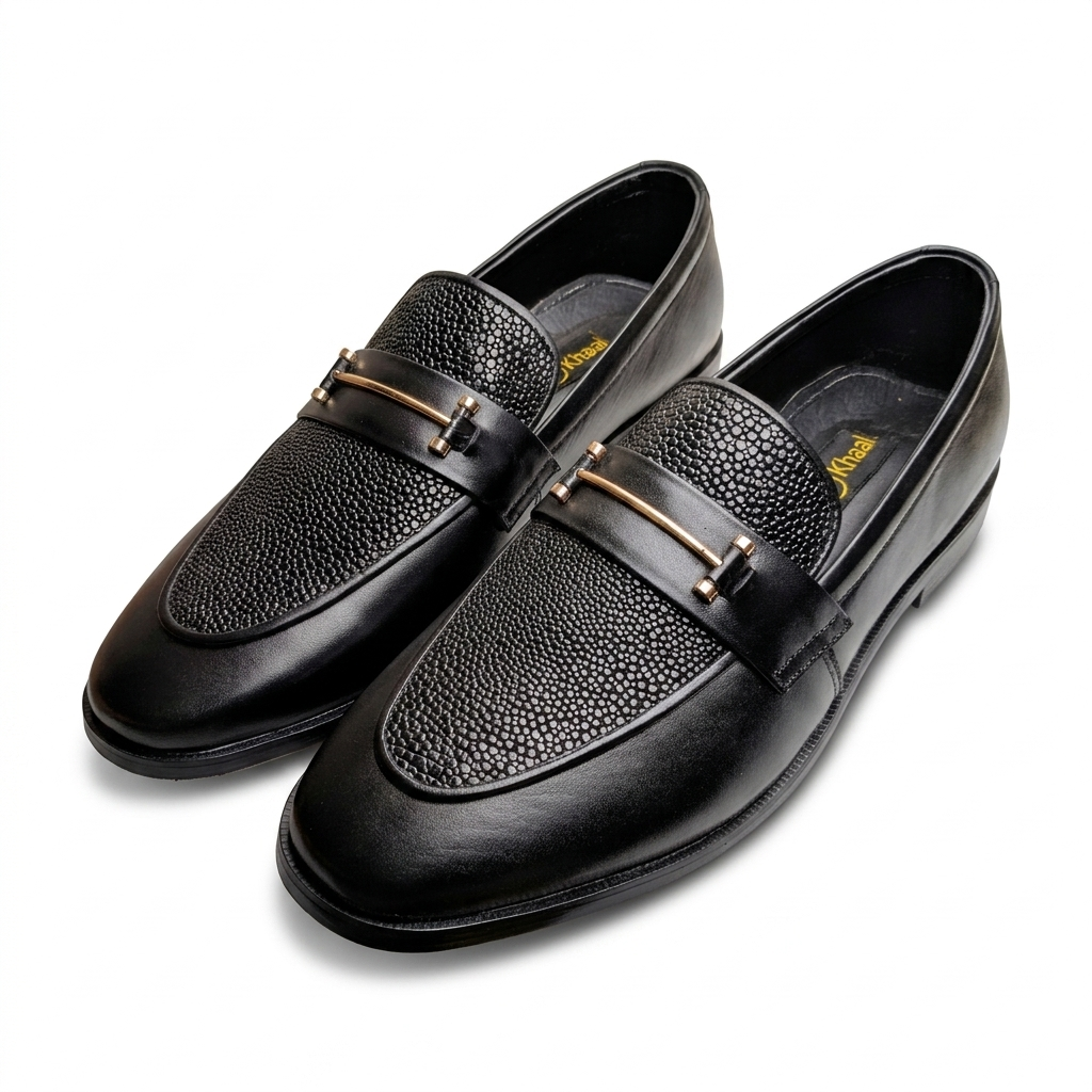 The Executive Pebble-Textured Horsebit Loafer
