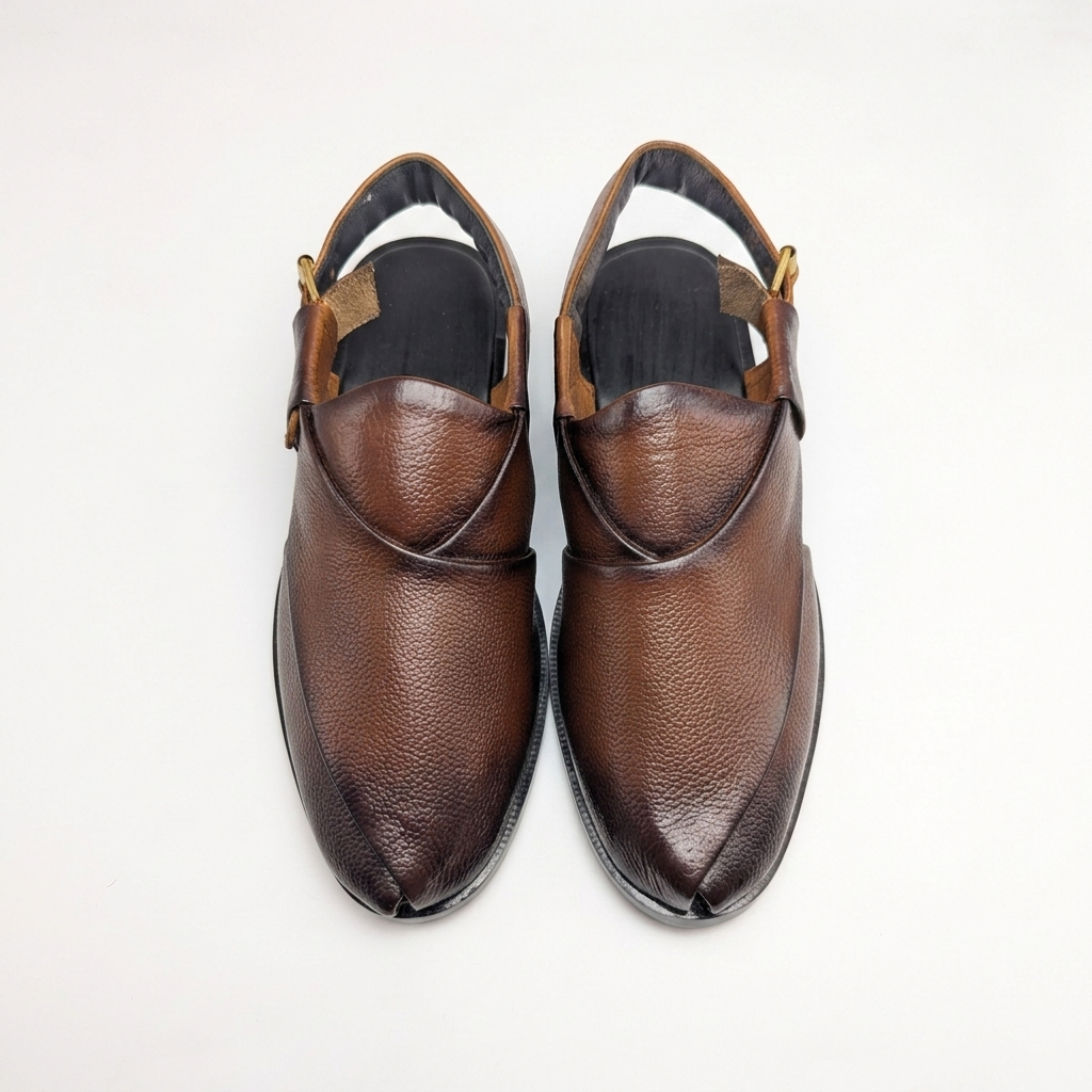 Grained Leather Peshawari