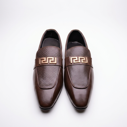 The Sovereign Textured Leather Loafers