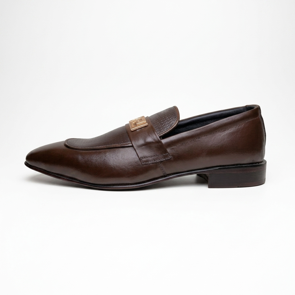 The Sovereign Textured Leather Loafers
