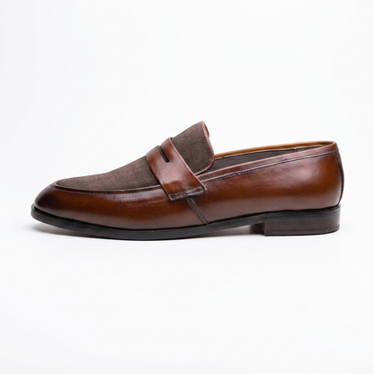 The Modern Heritage Leather &amp; Suede Penny Loafer