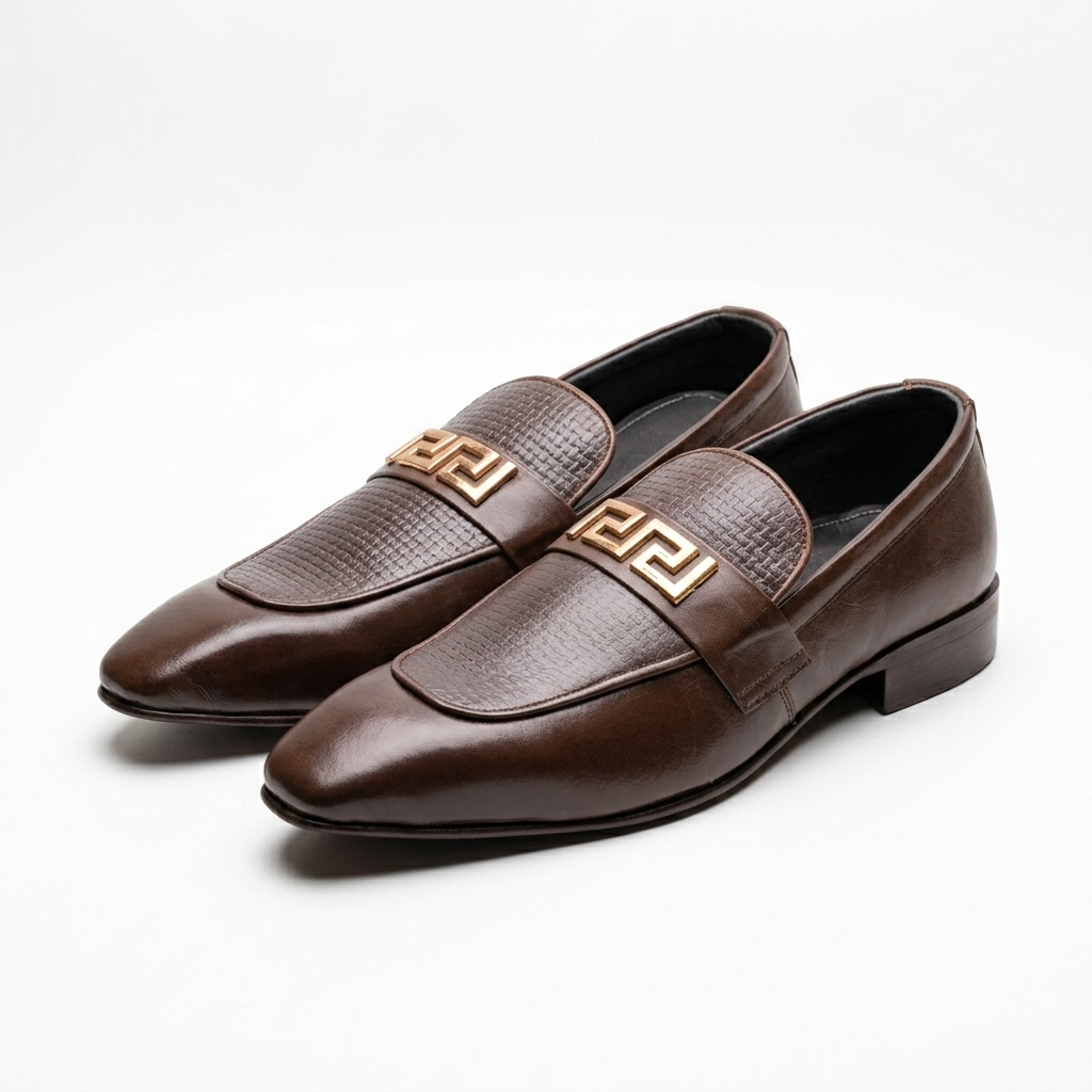 The Sovereign Textured Leather Loafers
