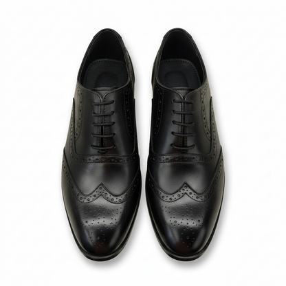 Premium Leather Wingtip Oxfords