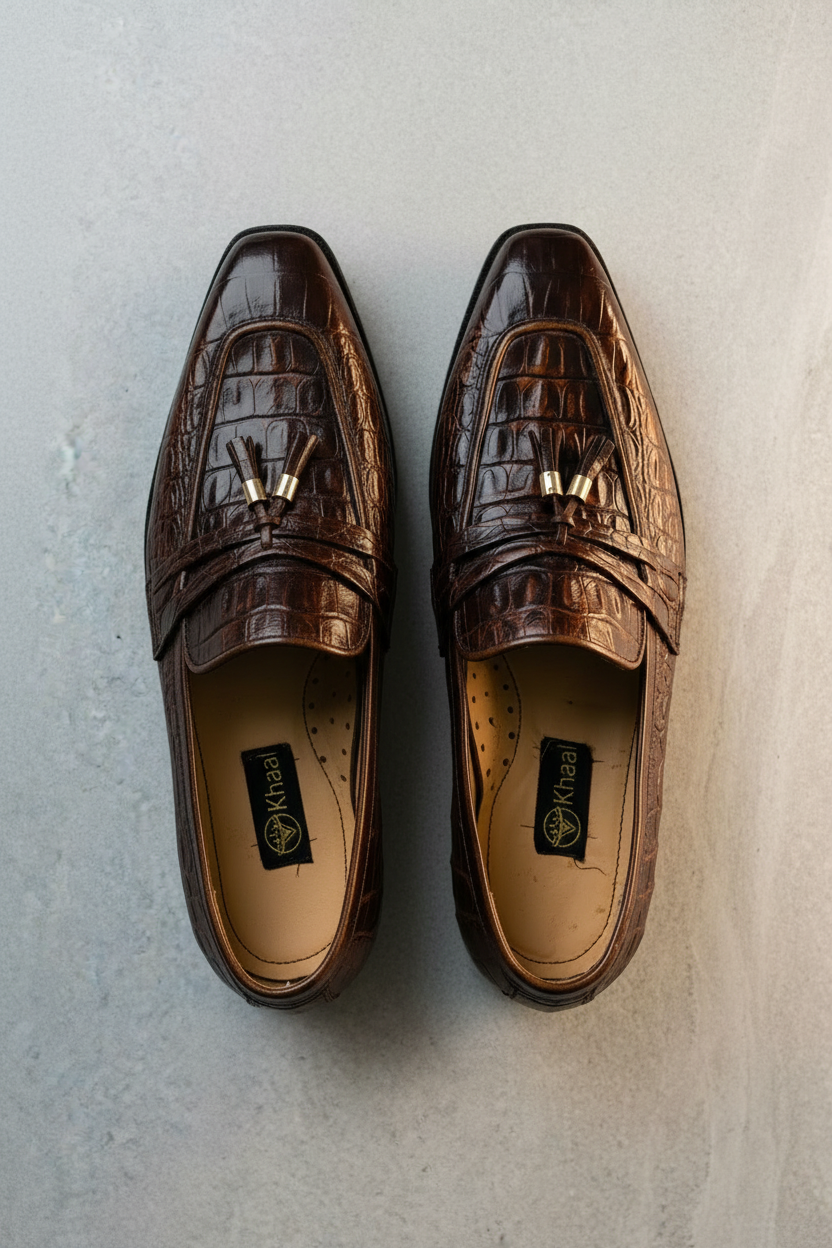 Mahogany Tassel Loafers