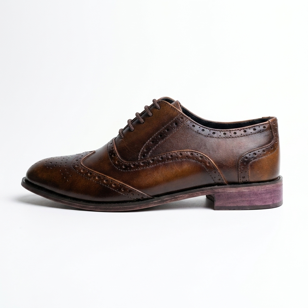 Classic Brogue in Antique Brown