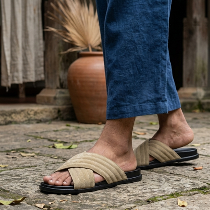 Suede Slides