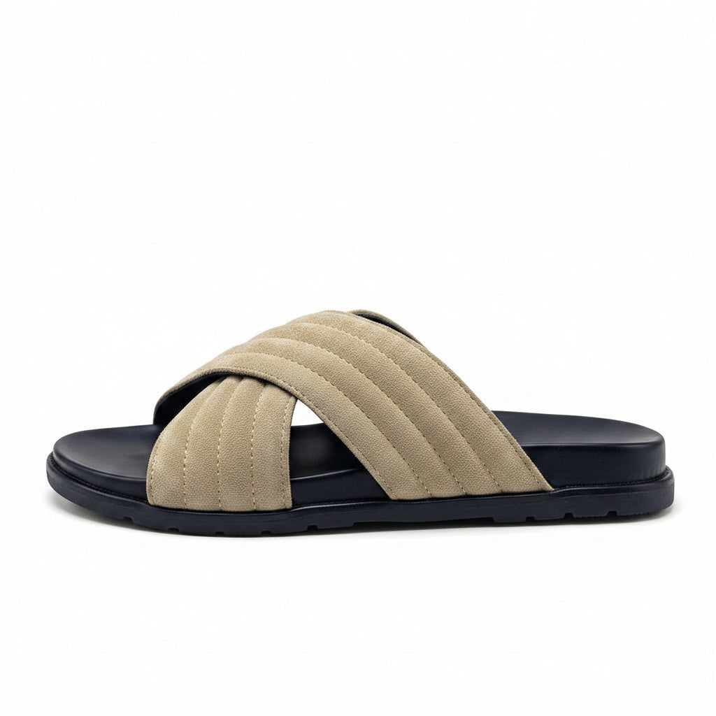 Suede Slides