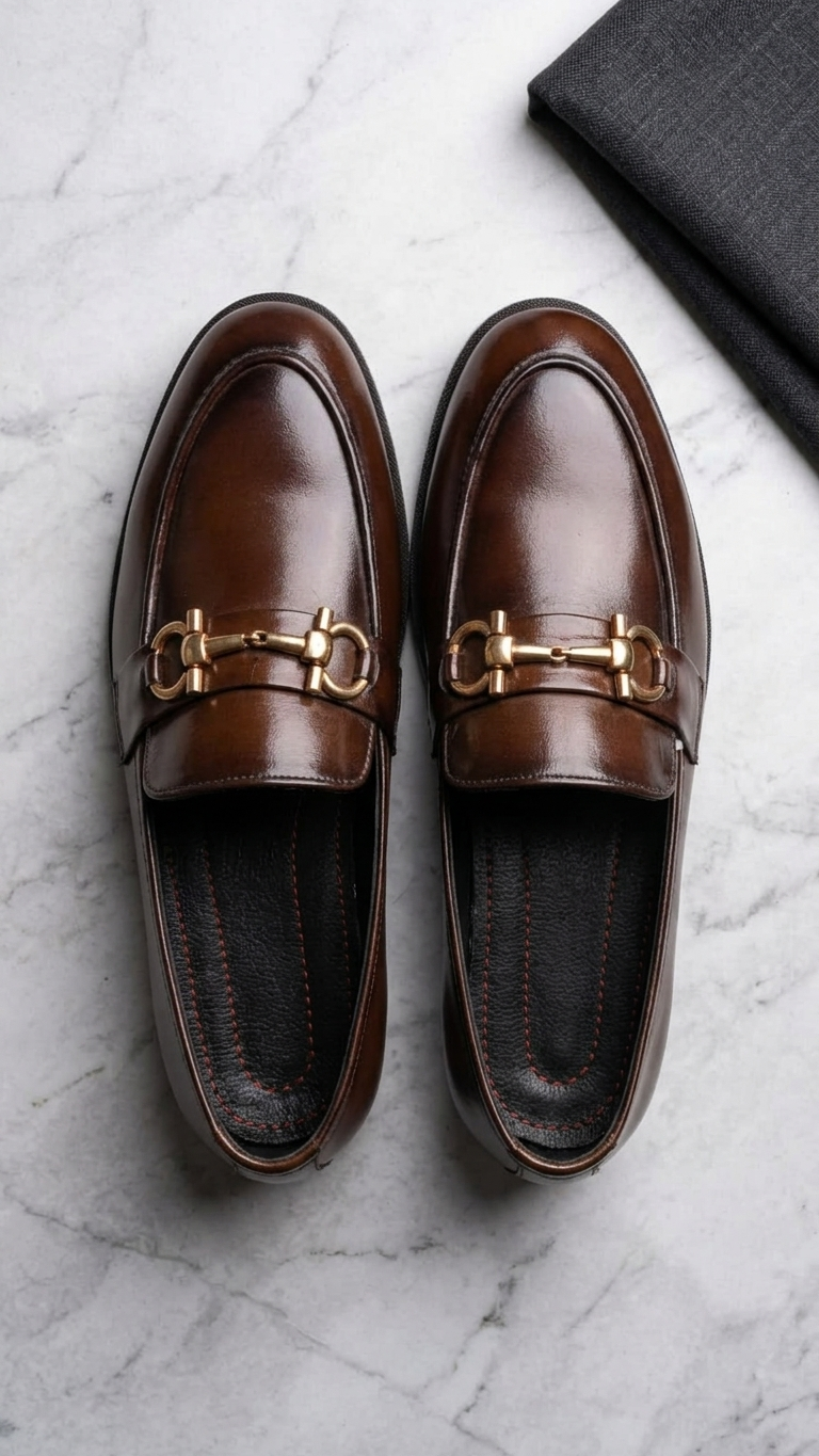 Saddle Brown Loafers