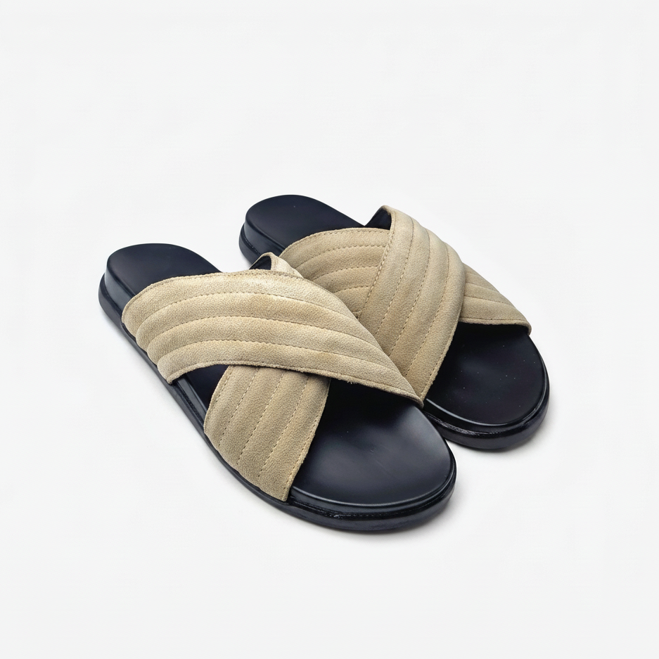 Suede Slides
