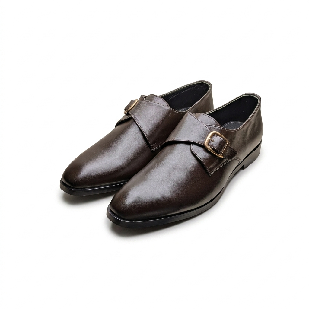 The Artisan Single Monk Strap Shoes
