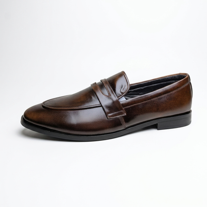 The Heritage Burnished Penny Loafers