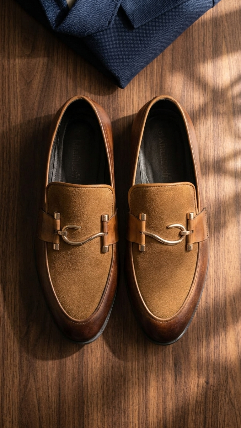 Tan Suede Loafers